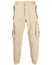 DSquared² - Drop-crotch Cropped Cargo Trousers - Lyst