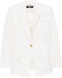 Versace - Wool Single-Breasted Blazer - Lyst