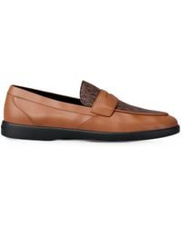 Michael Kors - Wesley Logo-Print Loafers - Lyst