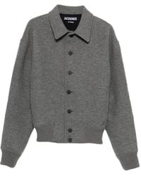 Jacquemus - Bomberjacke Aus Wolle - Lyst