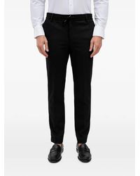 BOSS - Drawstring-Waist Trousers - Lyst