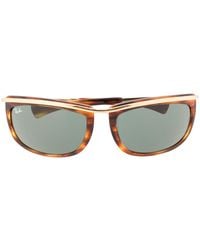 Ray-Ban - Olympian Oval Frame Sunglasses - Lyst