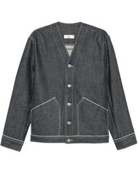 3Dici - Contrast-Stitch Denim Jacket - Lyst