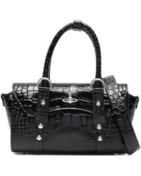 Vivienne Westwood - Bettina Orb-Plaque Embossed Tote Bag - Lyst