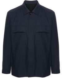 Lardini - Eqansel Wool Shirt Jacket - Lyst