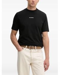 KARL LAGERFELD - Palm-Tree Print T-Shirt - Lyst