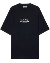 Off-White c/o Virgil Abloh - Ironic Quote-print Cotton T-shirt - Lyst