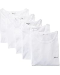 Paul Smith - 3-Pack Logo Cotton T-Shirt - Lyst