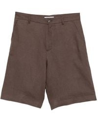 Manuel Ritz - Linnen Bermuda Shorts - Lyst