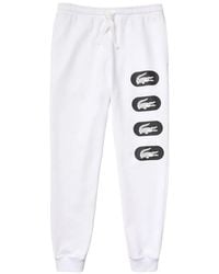Lacoste - Crocodile-Print Track Pants - Lyst