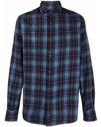 Deperlu - Tartan-Print Cotton Shirt - Lyst