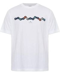 Paul Smith - Graphic-Print T-Shirt - Lyst
