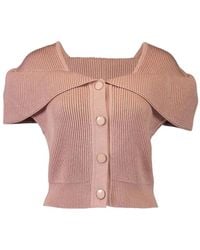 Chloé - Foldover-Collar Button-Up Top - Lyst