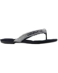 Alexander Wang - Jenna Crystal-Embellished Flip-Flops - Lyst