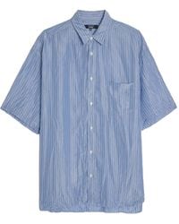 Comme des Garçons - Striped Button-Up Shirt - Lyst