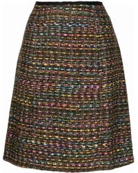 Paul Smith - Tweed A-line Skirt - Lyst