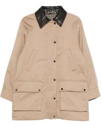 Brunello Cucinelli - Jas Met Leren Afwerking - Lyst