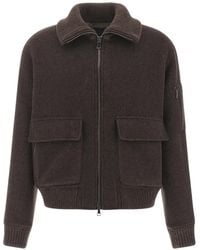 Paul & Shark - Ribbed-Collar Wool-Blend Jacket - Lyst