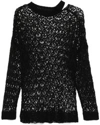Yohji Yamamoto - オープンニット トップ - Lyst