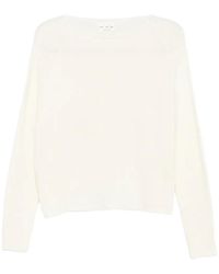 Ma'ry'ya - Raglan-Sleeve Boat-Neck Sweater - Lyst