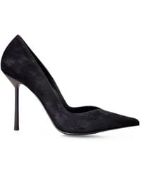Le Silla - Petalo Pointed-Toe Suede Pumps - Lyst