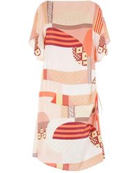 Fendi - Abstract-Print Mini Dress - Lyst