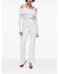 Liu Jo - Studded Off-The-Shoulder Sweater - Lyst