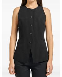 BOSS - Pinstripe-Pattern Waistcoat - Lyst