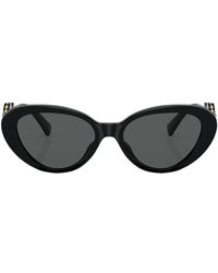Versace - Sonnenbrille mit Cat-Eye-Gestell - Lyst