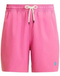 Polo Ralph Lauren - Traveler Drawstring-Fastening Swim Shorts - Lyst