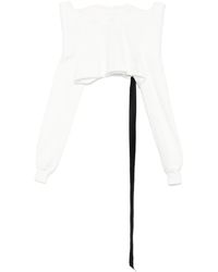 Rick Owens - Sweat À Coupe Crop - Lyst