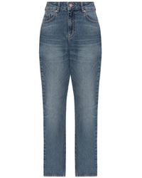 Emporio Armani - Pocket Cotton Straight-Leg Jeans - Lyst