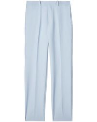 Off-White c/o Virgil Abloh - Logo-Embroidered Straight-Leg Trousers - Lyst