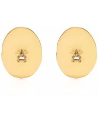 Patou - Large Face Clip-on Earrings - Lyst
