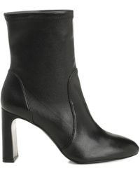 Stuart Weitzman - 60 Mm Enkellaarzen Met Blokhak - Lyst