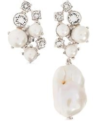 Givenchy - Pearl Embellished Earrings - Lyst