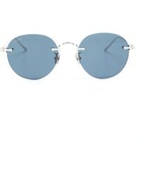 Cartier - Round-Frame Tinted Sunglasses - Lyst