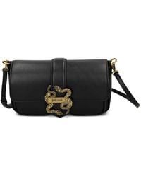 Just Cavalli - Snake-Buckle Satchel - Lyst