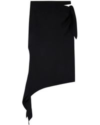 Courreges - Knot Slash Midi-Rok - Lyst