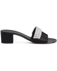 Giuseppe Zanotti - Tesy 40mm ラインストーン ミュール - Lyst