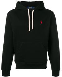 Polo Ralph Lauren Hoodie Met Pony Logo - Zwart