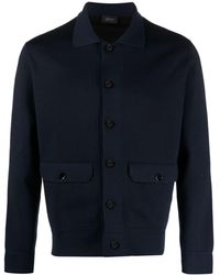 Brioni - Long-sleeve Knitted Shirt - Lyst