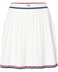 Gcds - Pleated Knit Skirt - Lyst