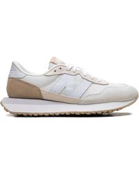 New Balance - 237 Suede Panelled Sneakers - Lyst