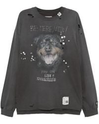 Maison Mihara Yasuhiro - T-Shirt mit grafischem Print - Lyst