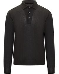 FILIPPO DE LAURENTIIS - Polo À Manches Longues - Lyst