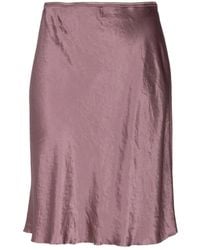 Vince - Satin-Effect Mini Slip Skirt - Lyst