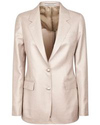 Tagliatore - Buttoned Blazer - Lyst