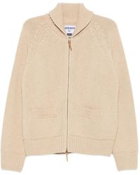 Sebago - Anchor-Intarsia Zip-Up Cardigan - Lyst