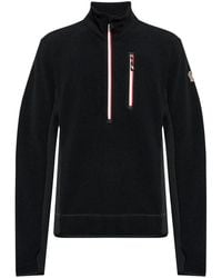 Moncler - Embroidered Logo Sweater - Lyst